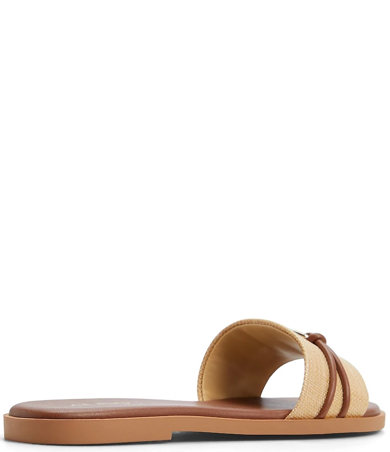 ALDO Vasia Woven Hardware Strap Flat Slides