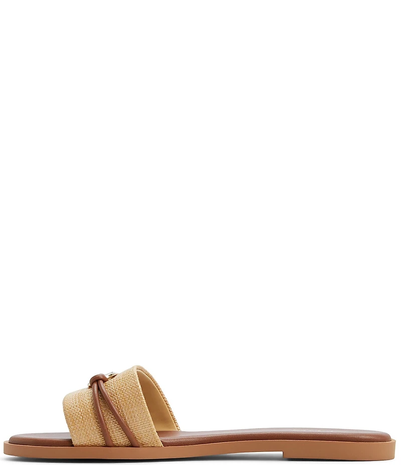 ALDO Vasia Woven Hardware Strap Flat Slides
