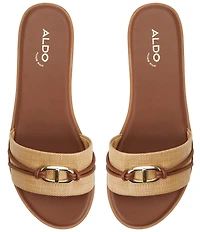 ALDO Vasia Woven Hardware Strap Flat Slides