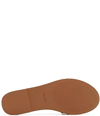 ALDO Vasia Woven Hardware Strap Flat Slides