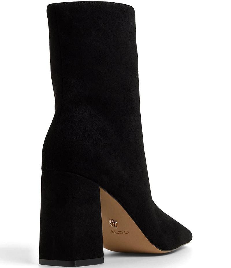 ALDO Vellamo Microfiber Block Heel Dress Booties