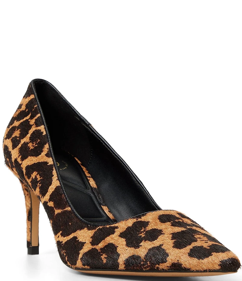 ALDO Verone Leopard Print Calf Hair Pointed Toe Pumps