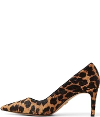 ALDO Verone Leopard Print Calf Hair Pointed Toe Pumps