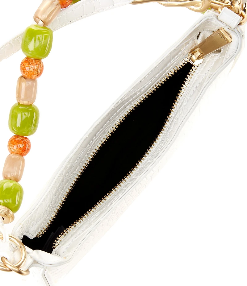 ALDO White Gemm Shoulder Bag