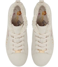 ALDO Wildflowers Embroidered Butterfly Floral Detail Platform Sneakers