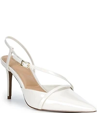 ALDO Women's Ellsie Patent Asymmetrical Slingback Pumps