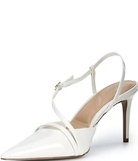 ALDO Women's Ellsie Patent Asymmetrical Slingback Pumps