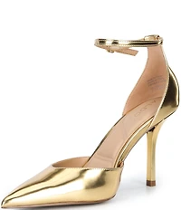 ALDO Women's Jossephine Metallic Ankle Strap Pumps