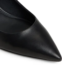 ALDO Ybalelin Leather Pointed Toe Block Heel Pumps