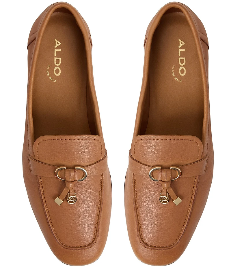 ALDO Ybilide Leather Hardware Tassel Charm Loafers