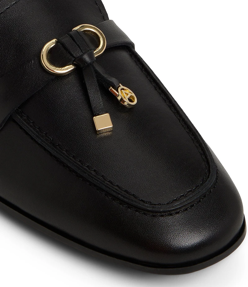 ALDO Ybilide Leather Hardware Tassel Charm Loafers