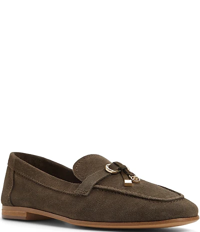 ALDO Ybilide Suede Hardware Tassel Charm Loafers