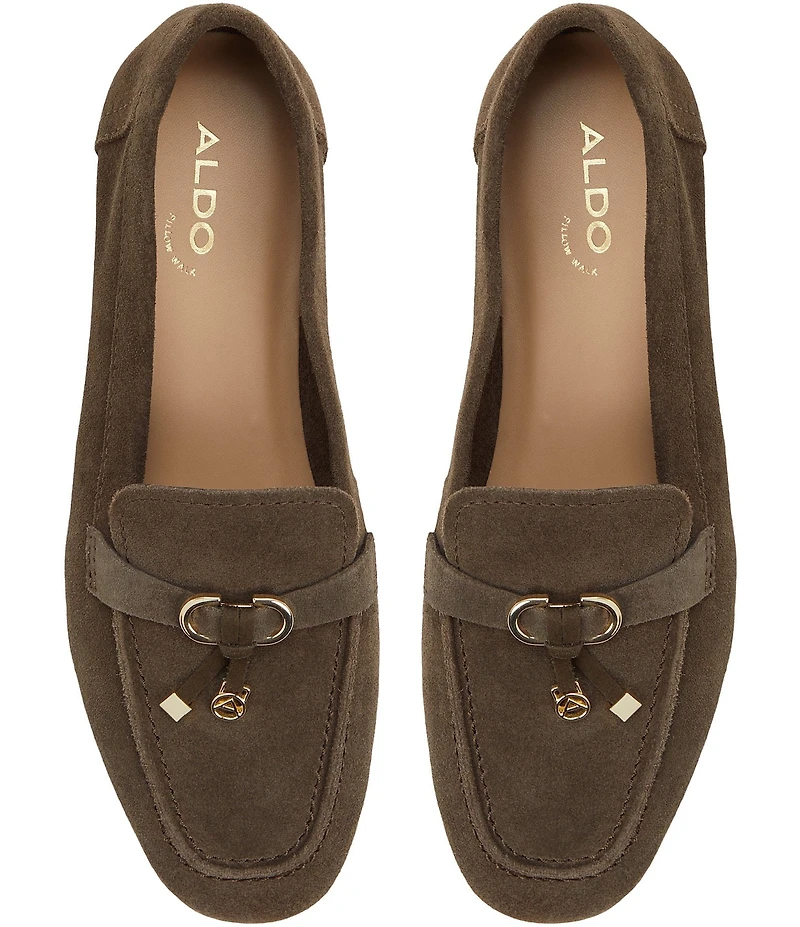 ALDO Ybilide Suede Hardware Tassel Charm Loafers