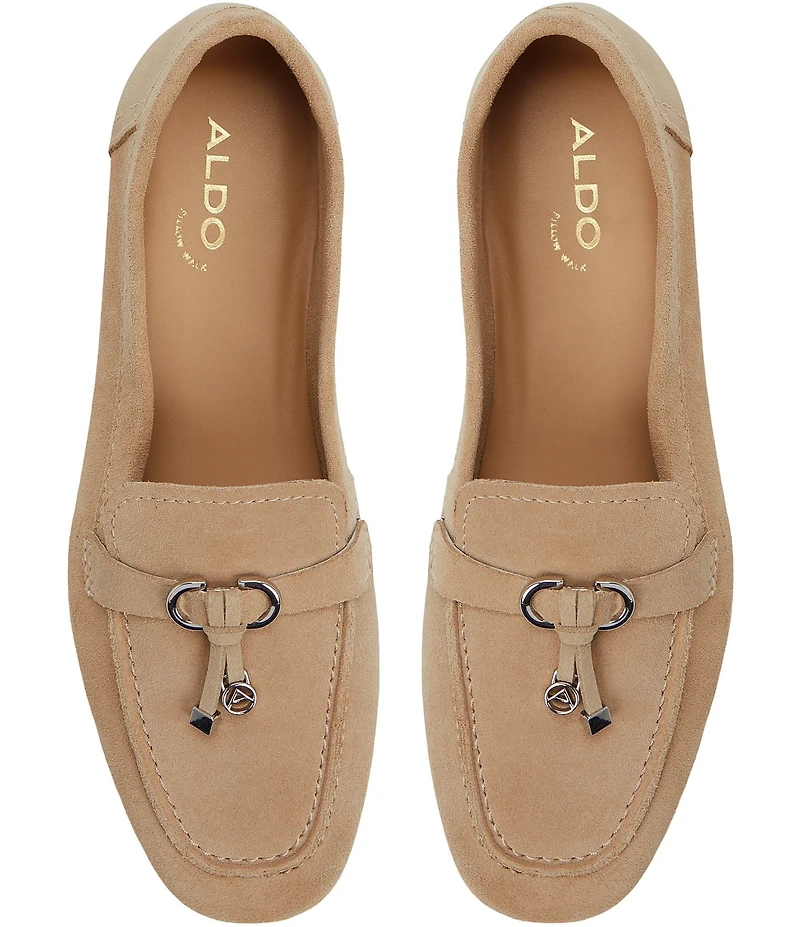 ALDO Ybilide Suede Hardware Tassel Charm Loafers