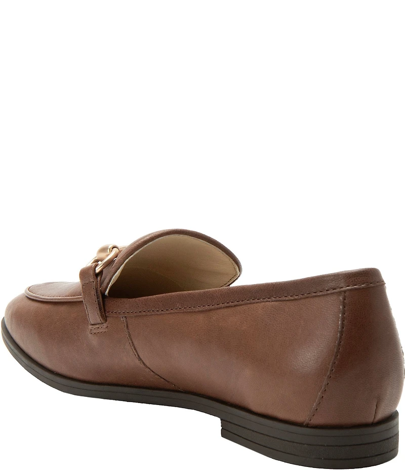 Alegria Aliya Leather Bit Buckle Loafers