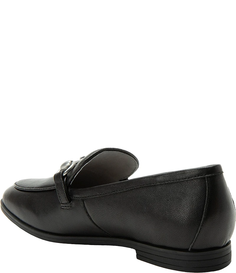 Alegria Aliya Leather Bit Buckle Loafers