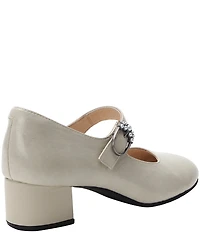 Alegria Ameliah Leather Block Heel Mary Jane Pumps