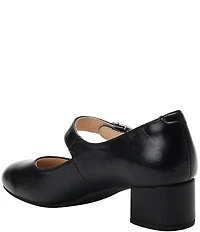 Alegria Ameliah Leather Block Heel Mary Jane Pumps