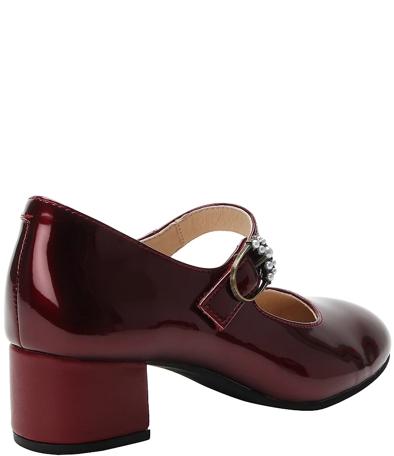 Alegria Ameliah Patent Leather Block Heel Mary Jane Pumps