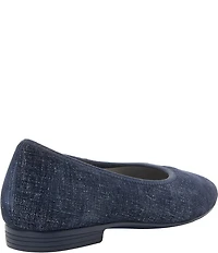 Alegria Arielle Tailored Textured Print Leather Ballet Flats