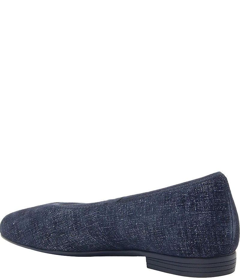 Alegria Arielle Tailored Textured Print Leather Ballet Flats