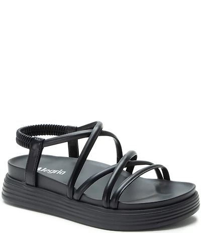 Alegria Audie Strappy Platform Sandals