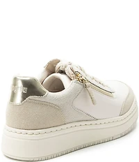 Alegria Averie Suede Zip Platform Sneakers