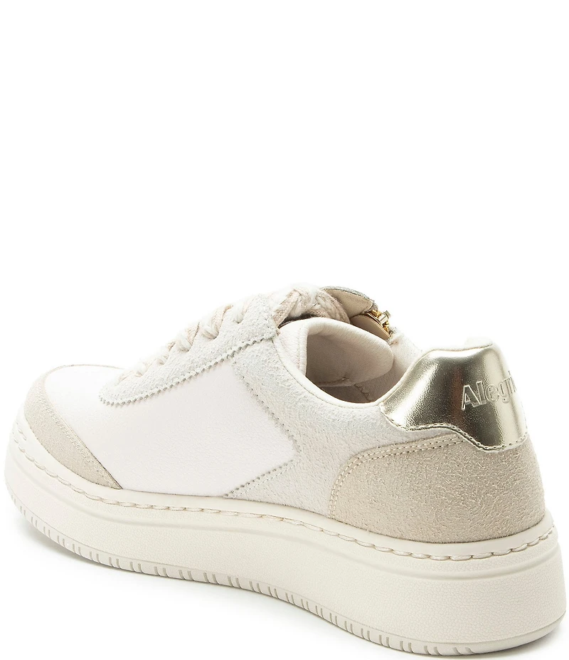Alegria Averie Suede Zip Platform Sneakers