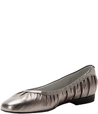 Alegria Beka Pleated Leather Ballet Flats