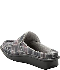 Alegria Brigid Plaid Leather Mules