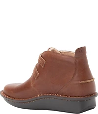 Alegria Caiti Leather Adjustable Strap Booties