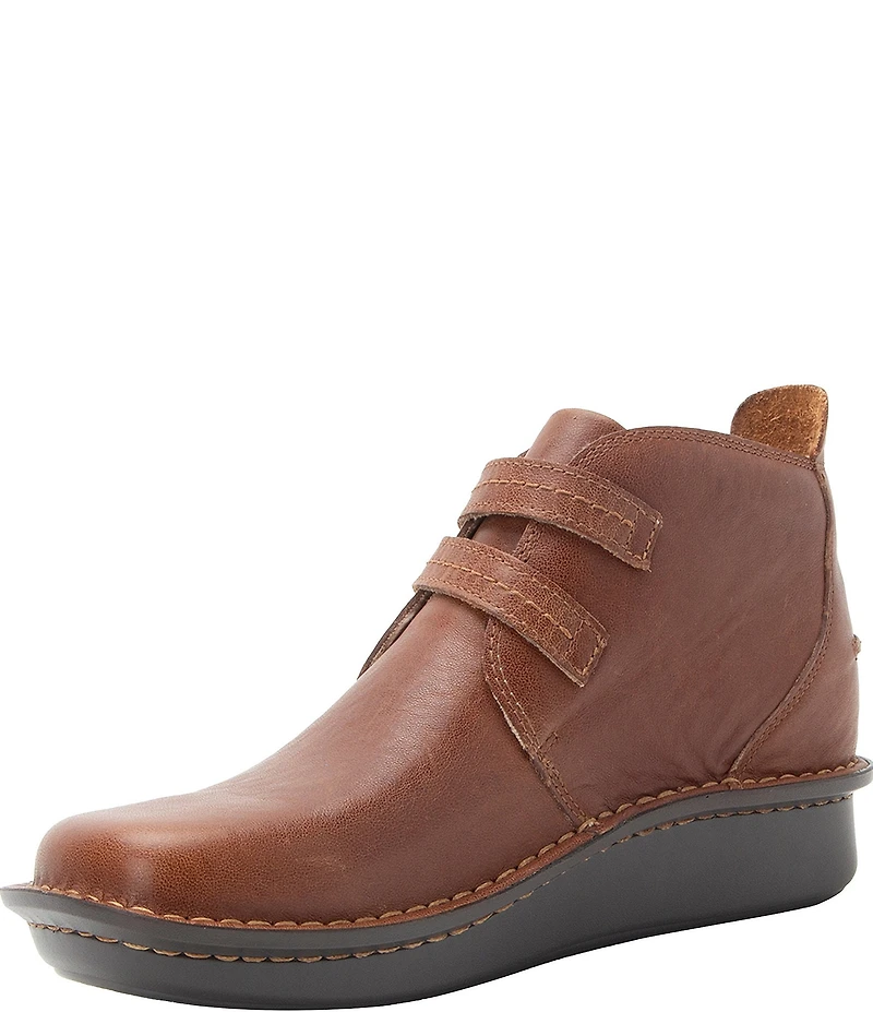 Alegria Caiti Leather Adjustable Strap Booties