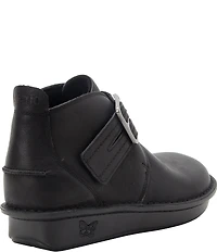 Alegria Caiti Leather Adjustable Strap Booties