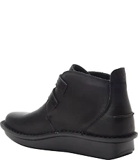 Alegria Caiti Leather Adjustable Strap Booties
