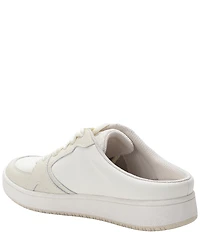 Alegria Celeste Leather Slip On Court Sneaker Mules