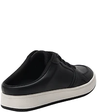 Alegria Celeste Leather Slip On Court Sneaker Mules