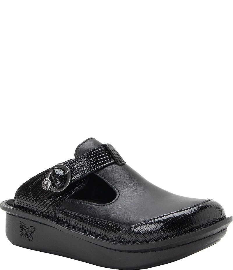 Alegria Classic Danish Cookie Leather Clogs