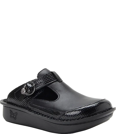 Alegria Classic Danish Cookie Leather Clogs