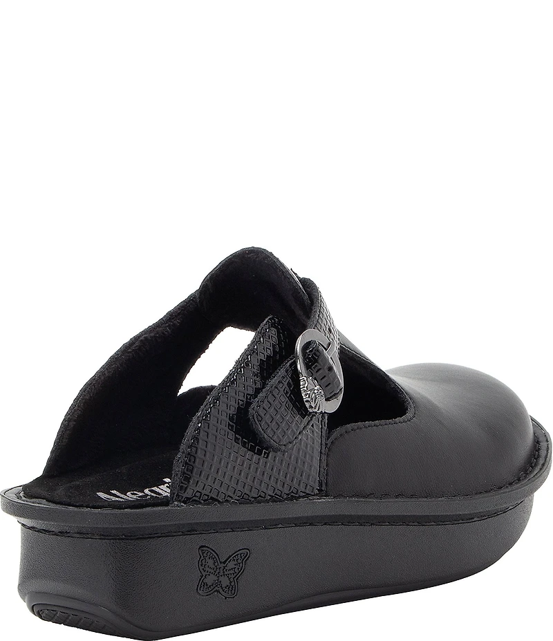 Alegria Classic Danish Cookie Leather Clogs