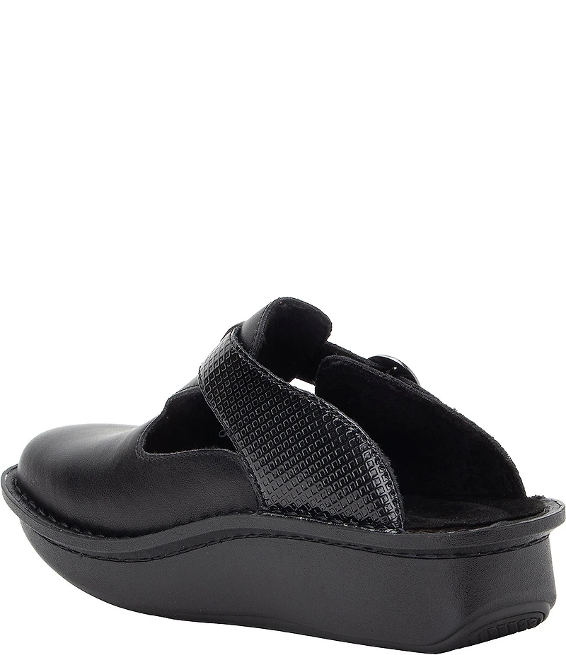 Alegria Classic Danish Cookie Leather Clogs