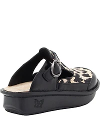 Alegria Classic Natural Instinct Animal Print and Leather Clogs