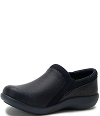 Alegria Duette Swirl Embossed Slip On Clogs