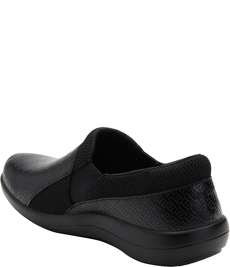 Alegria Duette Woven Print Slip On Clogs