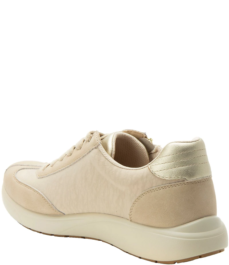 Alegria Eazeer Nylon Lace Up Zip Sneakers