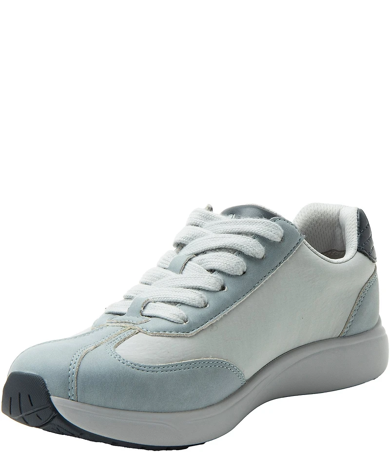 Alegria Eazeer Nylon Lace Up Zip Sneakers