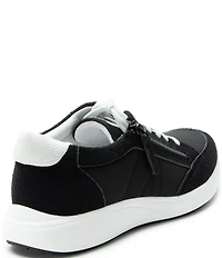 Alegria Eazeer Suede Lace Up Zip Platform Sneakers