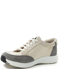 Alegria Eazeer Suede Lace Up Zip Platform Sneakers