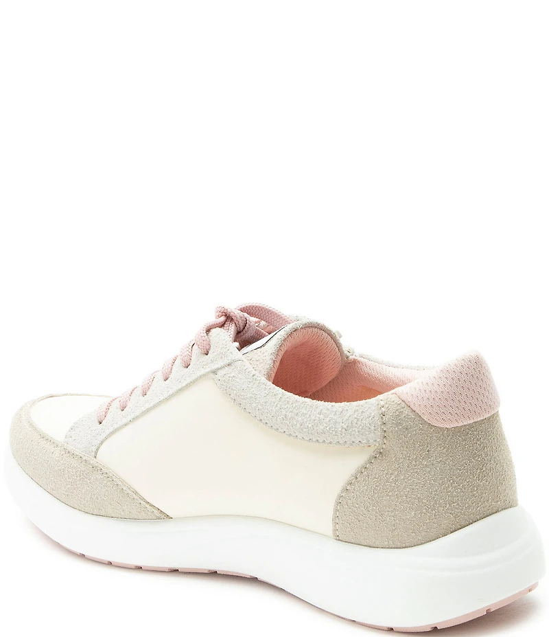 Alegria Eazeer Suede Lace Up Zip Platform Sneakers