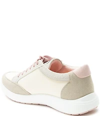 Alegria Eazeer Suede Lace Up Zip Platform Sneakers