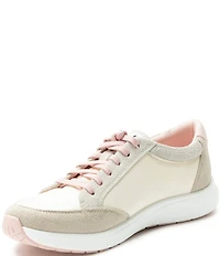 Alegria Eazeer Suede Lace Up Zip Platform Sneakers
